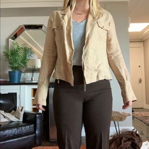 Calvin Klein Tie Linen Cardigan
